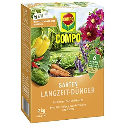 Compo Engrais longue durée pour jardin 2 kg - Publicité Compo Engrais longue durée pour jardin 2 kg - Publicité