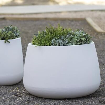 Pot de fleurs Camelia 60 - Résistant aux intempéries, 74L, Blanc - Publicité Pot de fleurs Camelia 60 - Résistant aux intempéries, 74L, Blanc - Publicité