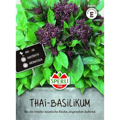 Sperli Basilic Thai 83890 Graines d'herbes - Publicité Sperli Basilic Thai 83890 Graines d'herbes - Publicité