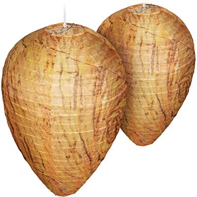 Gardigo ® Nid de Guêpes Factice Lot de 2 Répulsif à Guêpes Préventif Nid Artificiel Résistant à l’Humidité Empêche la Construction de Nouveaux Nids À Suspendre Jardin, Terrasse, Balcon - Publicité Gardigo ® Nid de Guêpes Factice Lot de 2 Répulsif à Guêpes Préventif Nid Artificiel Résistant à l’Humidité Empêche la Construction de Nouveaux Nids À Suspendre Jardin, Terrasse, Balcon - Publicité