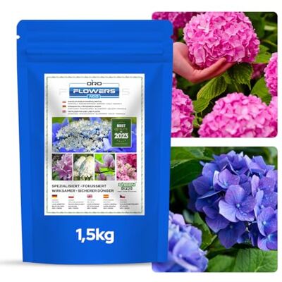 GREEN ORO FLOWERS ACID 1,5KG Engrais à libération lente pour hortensias et plantes acidophiles - Publicité GREEN ORO FLOWERS ACID 1,5KG Engrais à libération lente pour hortensias et plantes acidophiles - Publicité