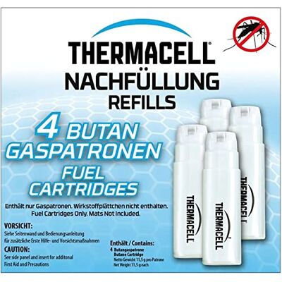 Thermacell Butangaspatronen - Publicité Thermacell Butangaspatronen - Publicité