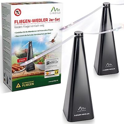 Gardigo Ventilateur Anti-Mouches de Table Lot de 2 à Piles - Publicité Gardigo Ventilateur Anti-Mouches de Table Lot de 2 à Piles - Publicité