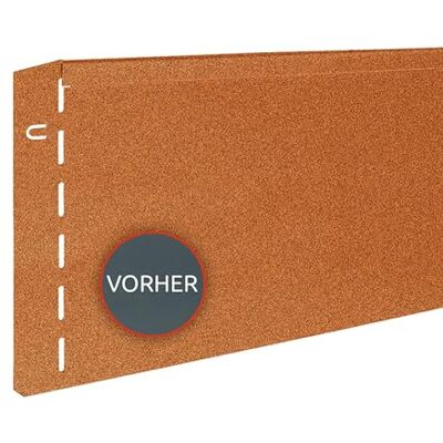 bellissa 20 pièce Bordure de Jardin & pelouse CORTEN en métal 91012 Acier corten Brillant 118 x 20 cm, Longueur d'utilisation 23 m avec Technique d'assemblage brevetée - Publicité bellissa 20 pièce Bordure de Jardin & pelouse CORTEN en métal 91012 Acier corten Brillant 118 x 20 cm, Longueur d'utilisation 23 m avec Technique d'assemblage brevetée - Publicité