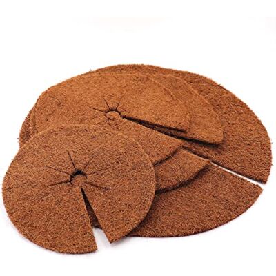 Aquagart Lot de 3 disques de lait en coco 30 cm de diamètre Protection contre l'hiver et le froid pour plantes 100% fibre de coco avec couche de latex naturel simple face - Publicité Aquagart Lot de 3 disques de lait en coco 30 cm de diamètre Protection contre l'hiver et le froid pour plantes 100% fibre de coco avec couche de latex naturel simple face - Publicité