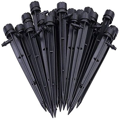 Hydrogarden 50pcs Goutteur Irrigation Réglable de Tuyau Système D'arrosage Automatique Goutte à Goutte Micro Gicleurs Drippers pour Plante Serre DIY Jardin - Publicité Hydrogarden 50pcs Goutteur Irrigation Réglable de Tuyau Système D'arrosage Automatique Goutte à Goutte Micro Gicleurs Drippers pour Plante Serre DIY Jardin - Publicité