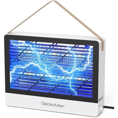 GeckoMan LED Lampe Anti Mouche Tue Mouche Anti Moucherons Interieur Spectre Hybride, Tube LED, 10 Ans de Durée, Économe en Énergie, Haute Tension, Anti Moustique Attrape Mouche Intérieur - Publicité GeckoMan LED Lampe Anti Mouche Tue Mouche Anti Moucherons Interieur Spectre Hybride, Tube LED, 10 Ans de Durée, Économe en Énergie, Haute Tension, Anti Moustique Attrape Mouche Intérieur - Publicité