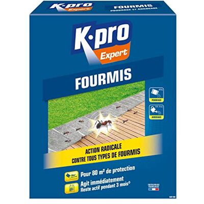 K.PRO Granulés anti-fourmis 400g - Publicité K.PRO Granulés anti-fourmis 400g - Publicité