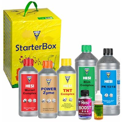 Hesi StarterBox Kit d'engrais complet pour plantes d'intérieur - Publicité Hesi StarterBox Kit d'engrais complet pour plantes d'intérieur - Publicité
