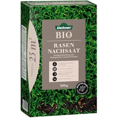 Dehner Graines biologiques pour Gazon Mélange de semences de qualité supérieure Croissance Rapide/Rapide 500 g pour Environ 25 m² Naturel - Publicité Dehner Graines biologiques pour Gazon Mélange de semences de qualité supérieure Croissance Rapide/Rapide 500 g pour Environ 25 m² Naturel - Publicité