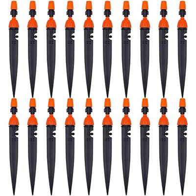 Hydrogarden Réglable d'irrigation Goutte à Goutte buse d'irrigation des Plantes de Jardin 360 degrés goutteur atomiseur équipement de Refroidissement/d'irrigation(20 PACK) - Publicité Hydrogarden Réglable d'irrigation Goutte à Goutte buse d'irrigation des Plantes de Jardin 360 degrés goutteur atomiseur équipement de Refroidissement/d'irrigation(20 PACK) - Publicité