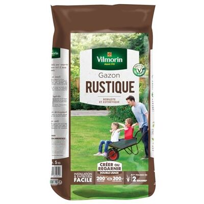 Graine de pelouse rustique Vilmorin - Publicité Graine de pelouse rustique Vilmorin - Publicité