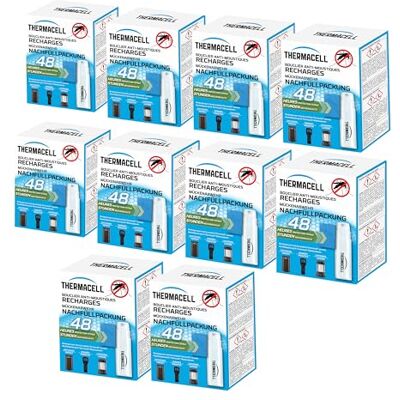 Thermacell 10 Recharges Anti Moustiques Moustiques Tigres 20m² 48h - Publicité Thermacell 10 Recharges Anti Moustiques Moustiques Tigres 20m² 48h - Publicité