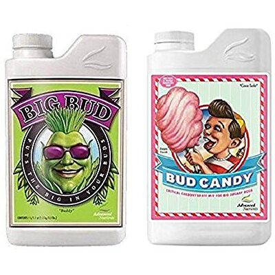Advanced Nutrients Big Bud and Bud Candy Lot d'engrais hydroponiques 1 l - Publicité Advanced Nutrients Big Bud and Bud Candy Lot d'engrais hydroponiques 1 l - Publicité