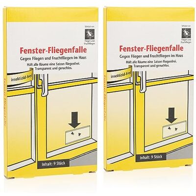 com-four ® 18x Piège à Mouches à fenêtre, appât Anti-Mouches - Publicité com-four ® 18x Piège à Mouches à fenêtre, appât Anti-Mouches - Publicité