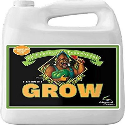 Advanced Nutrients 1301-15 Grow pH Perfect Fertilisant, 4 litres, 4 litres - Publicité Advanced Nutrients 1301-15 Grow pH Perfect Fertilisant, 4 litres, 4 litres - Publicité