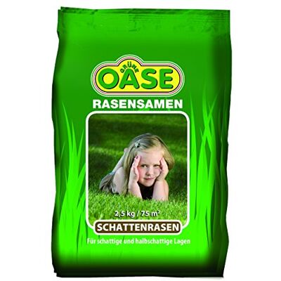 Grüne Oase GO-130 Graines de gazon ombragé, 2,5 kg, vert - Publicité Grüne Oase GO-130 Graines de gazon ombragé, 2,5 kg, vert - Publicité