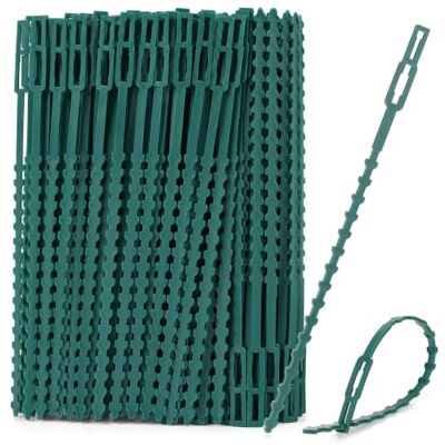 com-four ® 200x Liant végétal en Plastique Vert, Stabilise Les Plantes - Publicité com-four ® 200x Liant végétal en Plastique Vert, Stabilise Les Plantes - Publicité