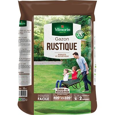 Graines de gazon Rustique Vilmorin 10kg - Graines de gazon - Publicité Graines de gazon Rustique Vilmorin 10kg - Graines de gazon - Publicité