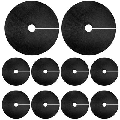 Nikovoke 10Pièces Colliers de Chou, Anneau de Paillis Rond de 15cm de Diamètre pour Répulsif à Limaces Barrière Anti-Mauvaises Herbes pour Racines de Plants de Chou - Publicité Nikovoke 10Pièces Colliers de Chou, Anneau de Paillis Rond de 15cm de Diamètre pour Répulsif à Limaces Barrière Anti-Mauvaises Herbes pour Racines de Plants de Chou - Publicité