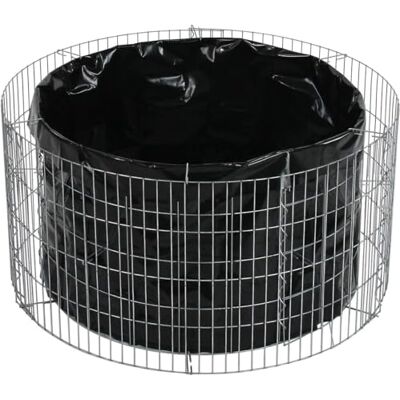 bellissa Parterre surélevé en Gabion Basic Rond 95573 jardinière Ronde en Cage à Pierre kit de Construction, Film de séparation Inclus diamètre 81/67 cm, Hauteur 40 cm - Publicité bellissa Parterre surélevé en Gabion Basic Rond 95573 jardinière Ronde en Cage à Pierre kit de Construction, Film de séparation Inclus diamètre 81/67 cm, Hauteur 40 cm - Publicité