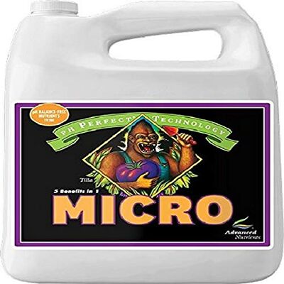 Advanced Nutrients Advanced nutriments Micro PH Perfect Engrais 4 Liter - Publicité Advanced Nutrients Advanced nutriments Micro PH Perfect Engrais 4 Liter - Publicité