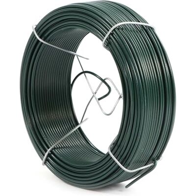 WilTec Fil de Jardin – Ø 1,15 mm x 50 m – en Acier revêtu de PVC – Rouleau de Fil de Jardinage métallique, Fil de Plante, Fil de Jardinier – Vert - Publicité WilTec Fil de Jardin – Ø 1,15 mm x 50 m – en Acier revêtu de PVC – Rouleau de Fil de Jardinage métallique, Fil de Plante, Fil de Jardinier – Vert - Publicité