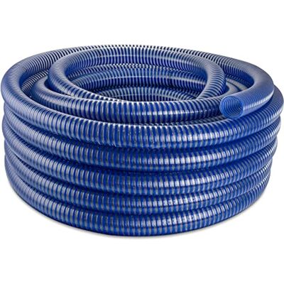 POPPSTAR PVC Tuyau d’Aspiration 1 1/4 pouce Tuyau Spiralé (5m tuyau d'eau avec diamètre intérieur 32mm / extérieur 40mm, 8 bar) Résistant aux UV, au Vide et à la Pression - Publicité POPPSTAR PVC Tuyau d’Aspiration 1 1/4 pouce Tuyau Spiralé (5m tuyau d'eau avec diamètre intérieur 32mm / extérieur 40mm, 8 bar) Résistant aux UV, au Vide et à la Pression - Publicité