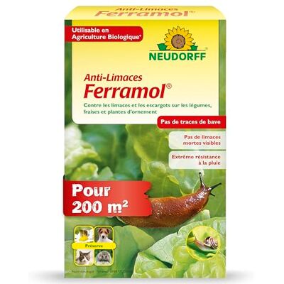 Neudorff Anti-Limaces Ferramol – Contre Les limaces et Les escargots sur Les légumes, Fraises et Plantes d’Ornement. Pellets pour 200 m², 1 kg - Publicité Neudorff Anti-Limaces Ferramol – Contre Les limaces et Les escargots sur Les légumes, Fraises et Plantes d’Ornement. Pellets pour 200 m², 1 kg - Publicité