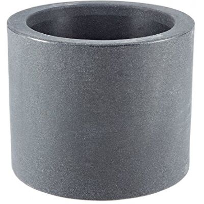 Dehner Pot de Fleurs cubique avec roulettes intégrées, Ø 40 cm, Plastique, Anthracite - Publicité Dehner Pot de Fleurs cubique avec roulettes intégrées, Ø 40 cm, Plastique, Anthracite - Publicité