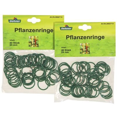 Dehner 5358155 - Support en anneau pour plantes - 24mm - Pack de 2 - Publicité Dehner 5358155 - Support en anneau pour plantes - 24mm - Pack de 2 - Publicité