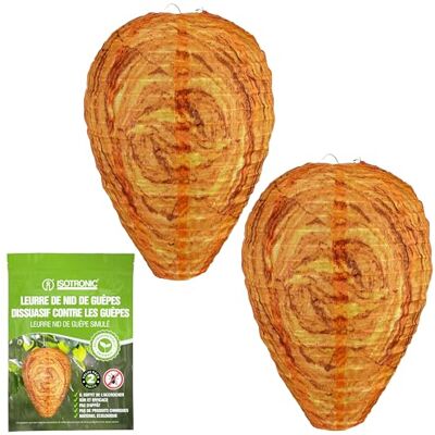 ISOTRONIC Leurre nid de guêpes frelons Anti guêpes Balcon Jardin (2) - Publicité ISOTRONIC Leurre nid de guêpes frelons Anti guêpes Balcon Jardin (2) - Publicité