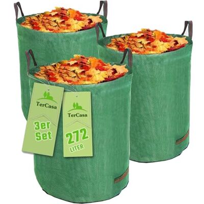 TerCasa 998003 Lot de 3 sacs de jardin 272 l - Publicité TerCasa 998003 Lot de 3 sacs de jardin 272 l - Publicité