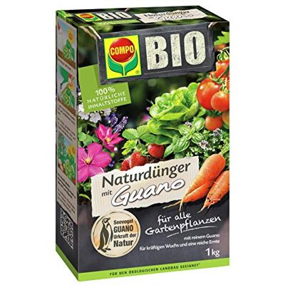 Engrais Naturel Guano COMPO BIO - 1kg pour Jardin - Publicité Engrais Naturel Guano COMPO BIO - 1kg pour Jardin - Publicité