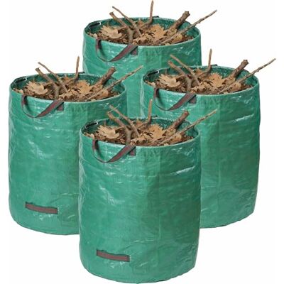 Meister Lot de 4 sacs de jardin de 272 litres Autoportants avec poignées Sac à déchets de jardin pour feuilles, coupes vertes et mauvaises herbes - Publicité Meister Lot de 4 sacs de jardin de 272 litres Autoportants avec poignées Sac à déchets de jardin pour feuilles, coupes vertes et mauvaises herbes - Publicité