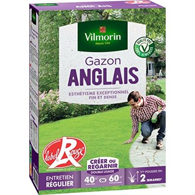 VILMORIN Graines de gazon - 1 kg - Haute pureté & germination - Publicité VILMORIN Graines de gazon - 1 kg - Haute pureté & germination - Publicité