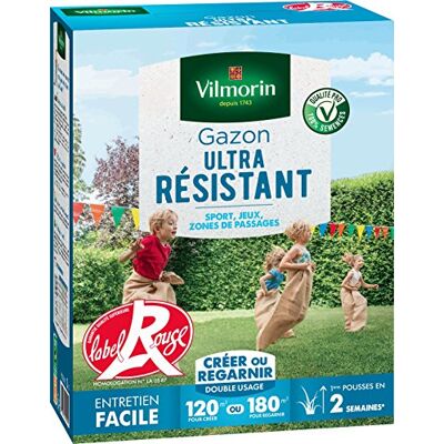 Graines de gazon ultra résistantes VILMORIN - 3 kg - Publicité Graines de gazon ultra résistantes VILMORIN - 3 kg - Publicité