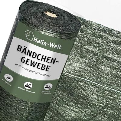 HaGa ® Tissu de sol 0,8 m x 1 m (vendu au mètre) Vert 100 g/m² Résistant à la déchirure, perméable à l'eau, film contre les mauvaises herbes et paillis Non tissé de jardin - Publicité HaGa ® Tissu de sol 0,8 m x 1 m (vendu au mètre) Vert 100 g/m² Résistant à la déchirure, perméable à l'eau, film contre les mauvaises herbes et paillis Non tissé de jardin - Publicité