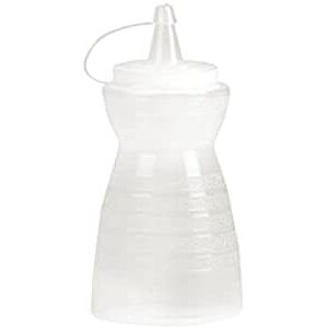 Vogue Bouteille à sauce avec couvercle transparent compressible en plastique, distributeurs, bouteille à jet polyvalente pour sauce, barbecue, peinture et huile d'olive GF250 - Publicité Vogue Bouteille à sauce avec couvercle transparent compressible en plastique, distributeurs, bouteille à jet polyvalente pour sauce, barbecue, peinture et huile d'olive GF250 - Publicité