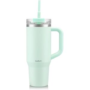 Mug de Voyage Bodum Bleu Bébé - Bouteille d'Eau 1,2 L avec Paille & Poignée - Résistant au Lave-Vaisselle - Publicité Mug de Voyage Bodum Bleu Bébé - Bouteille d'Eau 1,2 L avec Paille & Poignée - Résistant au Lave-Vaisselle - Publicité