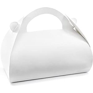 PartyDeco Mellilu 10 Boîtes à gateaux en Carton Blanches 16 x 8,5 x 9,5 cm - Publicité PartyDeco Mellilu 10 Boîtes à gateaux en Carton Blanches 16 x 8,5 x 9,5 cm - Publicité
