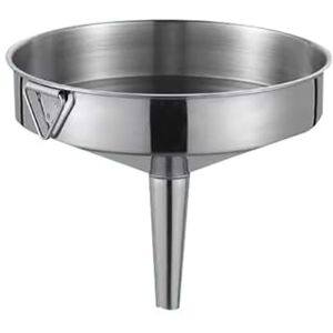 ITTRUH Grand entonnoir de cuisine en acier inoxydable avec filtre épais, for aliments, transfert de liquides, de poudres et de grains Argent(18.5 * 19.5cm) - Publicité ITTRUH Grand entonnoir de cuisine en acier inoxydable avec filtre épais, for aliments, transfert de liquides, de poudres et de grains Argent(18.5 * 19.5cm) - Publicité