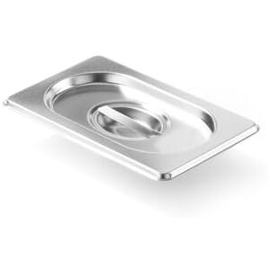 HENDI Couvercle Gastronorm GN 1/9, Kitchen Line, résistance thermique -40 °C à 250 °C, 176x108mm, épaisseur 0,7mm, acier inoxydable - Publicité HENDI Couvercle Gastronorm GN 1/9, Kitchen Line, résistance thermique -40 °C à 250 °C, 176x108mm, épaisseur 0,7mm, acier inoxydable - Publicité