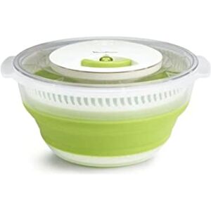 Moulinex Essoreuse à salade rétractable 4 L, Vert - Publicité Moulinex Essoreuse à salade rétractable 4 L, Vert - Publicité