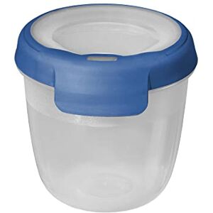 Curver Boîte alimentaire rectangulaire multi usage 0,4L en polypropylène 100% recyclé, 10x10x9,5 cm, adapté au Micro-Ondes, Lave-Vaisselle, Congélateur- Bleu - Publicité Curver Boîte alimentaire rectangulaire multi usage 0,4L en polypropylène 100% recyclé, 10x10x9,5 cm, adapté au Micro-Ondes, Lave-Vaisselle, Congélateur- Bleu - Publicité