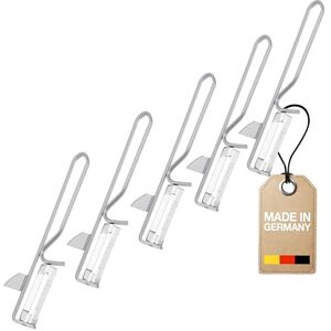 Westmark 5 Eplucheurs Universels avec Couteau, Lame en Acier Inoxydable et Manche en Acier de Haute Qualité, Acier, Argent, 161022E3 - Publicité Westmark 5 Eplucheurs Universels avec Couteau, Lame en Acier Inoxydable et Manche en Acier de Haute Qualité, Acier, Argent, 161022E3 - Publicité