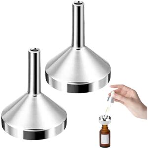 WANTUSHUI 2 Pièces Mini Entonnoir en Métal Petit Entonnoir en Aluminium pour Remplissage de Parfum, Huiles Essentielles et Mini Bouteilles Entonnoirs de Transfert pour Liquides et Cosmétiques - Publicité WANTUSHUI 2 Pièces Mini Entonnoir en Métal Petit Entonnoir en Aluminium pour Remplissage de Parfum, Huiles Essentielles et Mini Bouteilles Entonnoirs de Transfert pour Liquides et Cosmétiques - Publicité