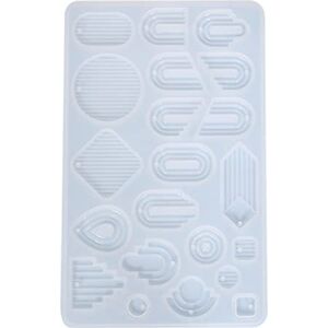 OAJABBGE Moule en silicone pour boucles d'oreilles en résine Forme de bande Pour la fabrication de boucles d'oreilles et pendentifs - Publicité OAJABBGE Moule en silicone pour boucles d'oreilles en résine Forme de bande Pour la fabrication de boucles d'oreilles et pendentifs - Publicité