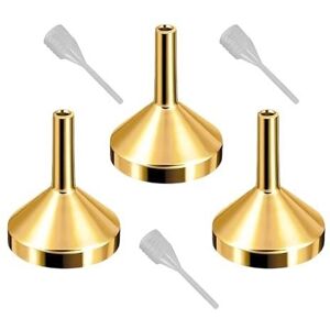 ZLKRHAK Lot de 3 petits entonnoirs + 3 entonnoirs à ressort pour cuisine Entonnoir de remplissage en métal - Publicité ZLKRHAK Lot de 3 petits entonnoirs + 3 entonnoirs à ressort pour cuisine Entonnoir de remplissage en métal - Publicité