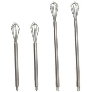 Bangbobi Mini Fouet Petit, Fouet en Acier Inoxydable, Lot de 4 pièces pour Tasses, Fouet WMF pour Faire mousser, fouetter la crème et mélanger (23 cm, Fouet) - Publicité Bangbobi Mini Fouet Petit, Fouet en Acier Inoxydable, Lot de 4 pièces pour Tasses, Fouet WMF pour Faire mousser, fouetter la crème et mélanger (23 cm, Fouet) - Publicité